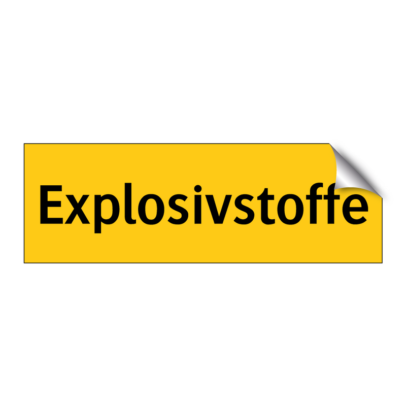Explosivstoffe
