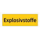 Explosivstoffe