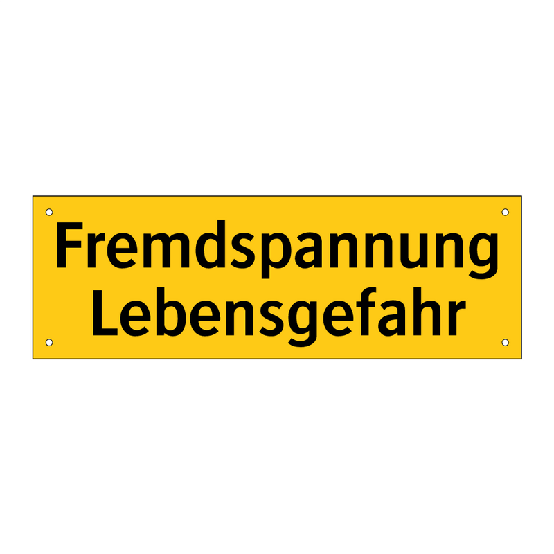Fremdspannung Lebensgefahr