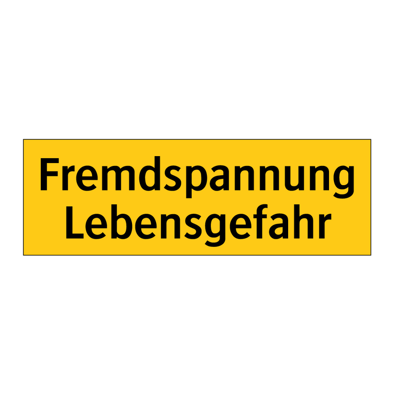 Fremdspannung Lebensgefahr