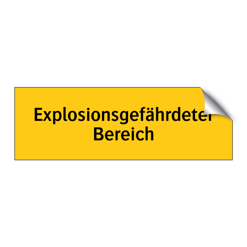 Explosionsgefährdeter Bereich