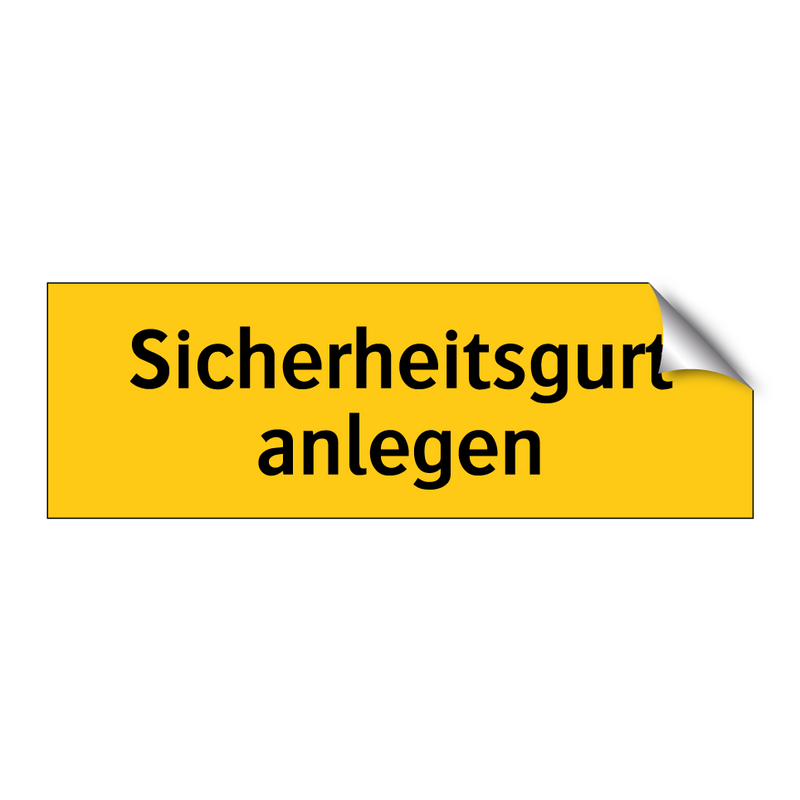 Sicherheitsgurt anlegen