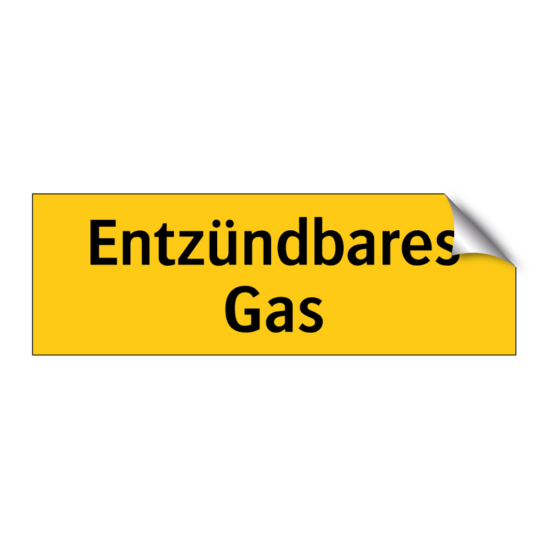 Entzündbares Gas