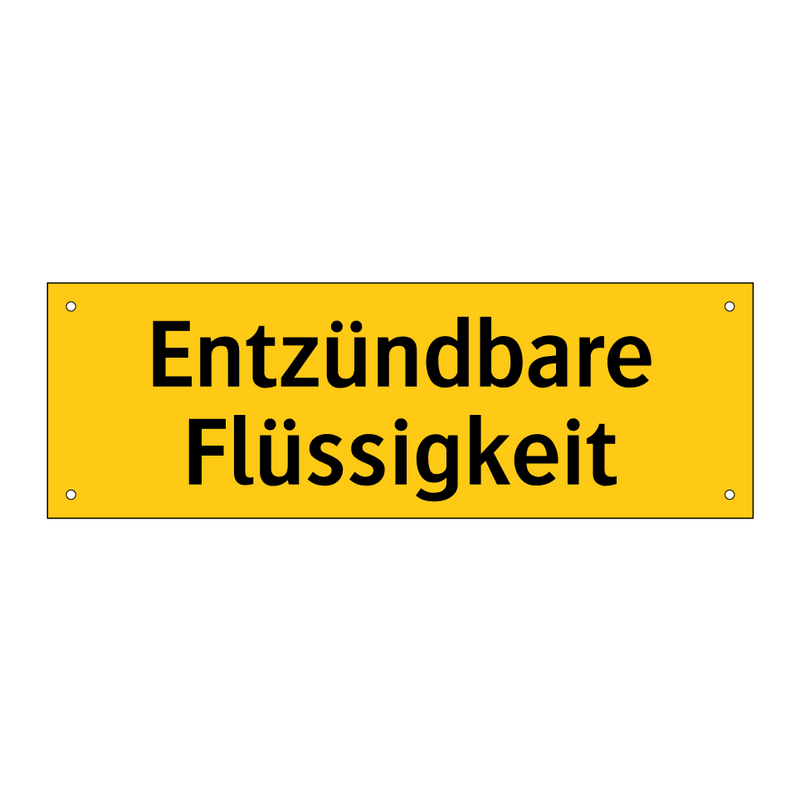 Entzündbare Flüssigkeit