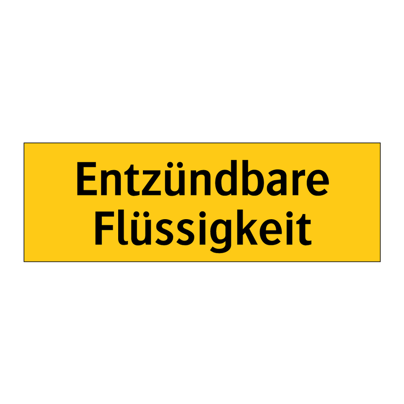 Entzündbare Flüssigkeit