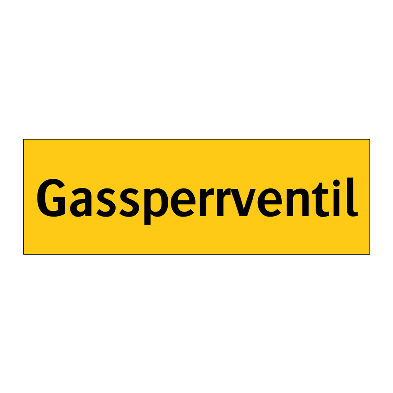 Gassperrventil