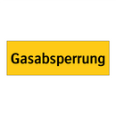 Gasabsperrung