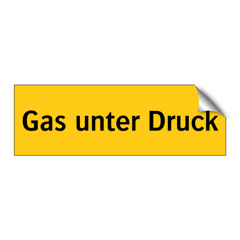 Gas unter Druck