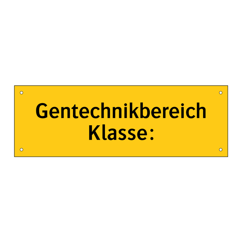 Gentechnikbereich Klasse: