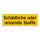 Schädliche oder reizende Stoffe