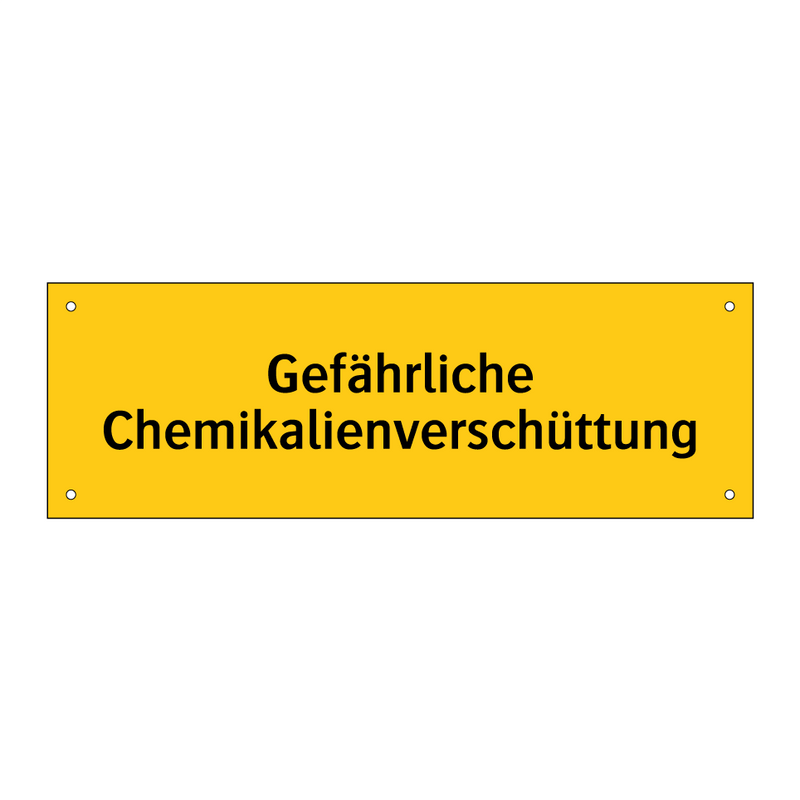 Gefährliche Chemikalienverschüttung