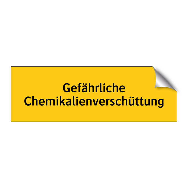 Gefährliche Chemikalienverschüttung