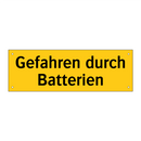Gefahren durch Batterien