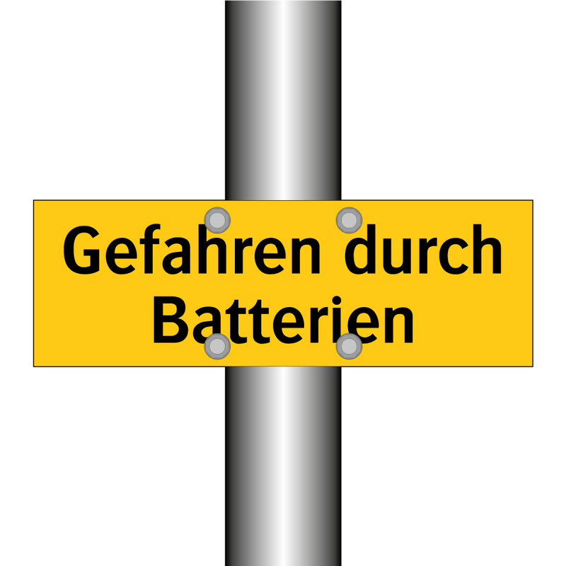 Gefahren durch Batterien