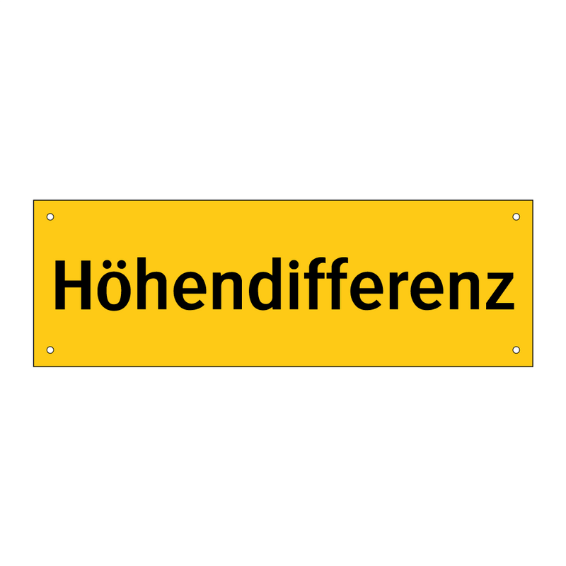 Höhendifferenz