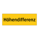 Höhendifferenz