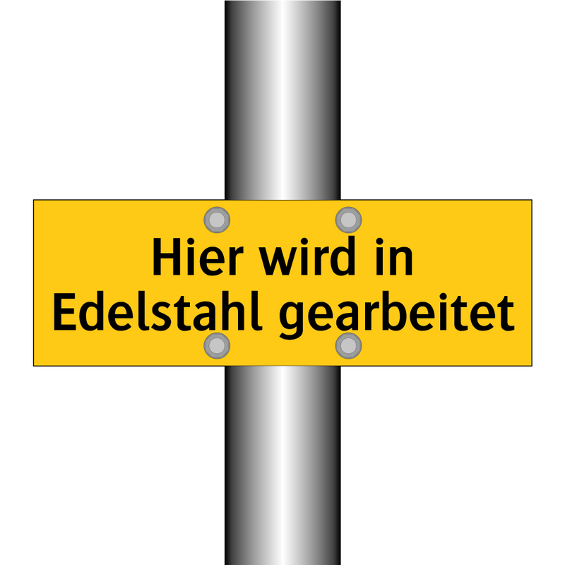 Hier wird in Edelstahl gearbeitet