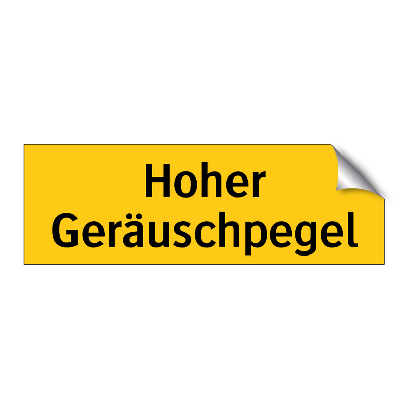 Hoher Geräuschpegel