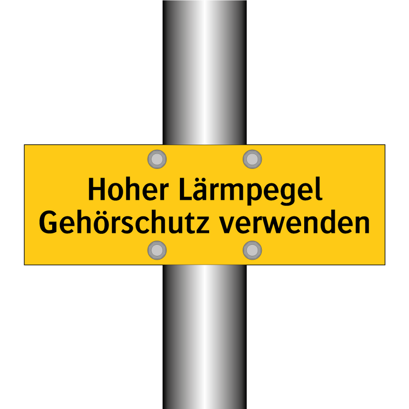Hoher Lärmpegel Gehörschutz verwenden