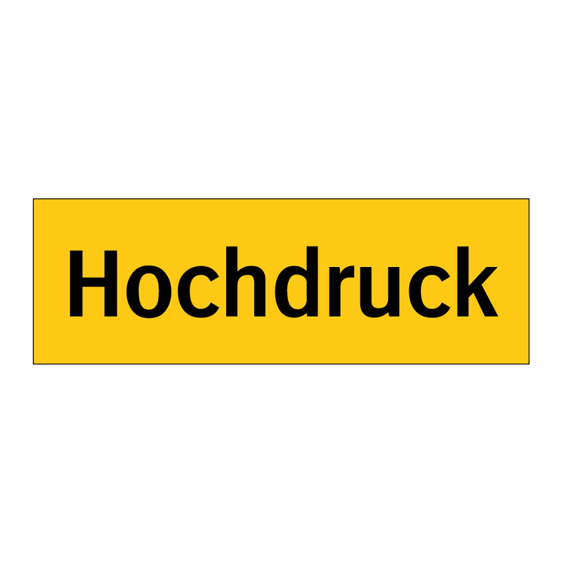 Hochdruck