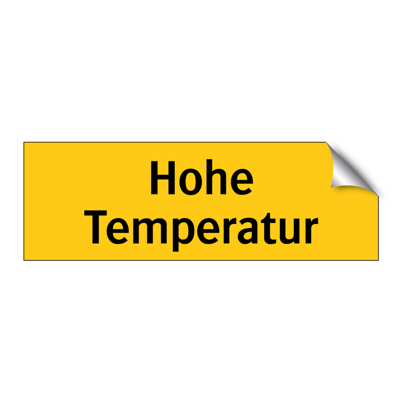 Hohe Temperatur