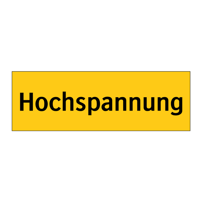 Hochspannung