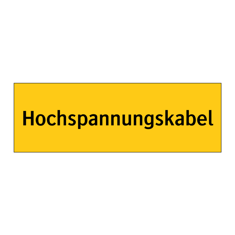 Hochspannungskabel