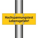 Hochspannungstest Lebensgefahr!