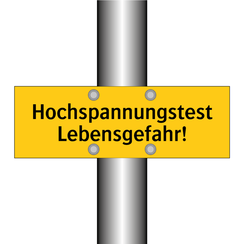 Hochspannungstest Lebensgefahr!