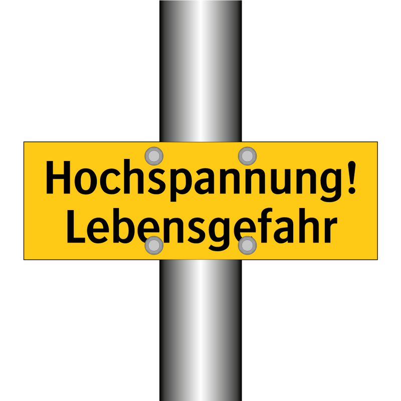 Hochspannung! Lebensgefahr
