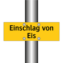 Einschlag von Eis