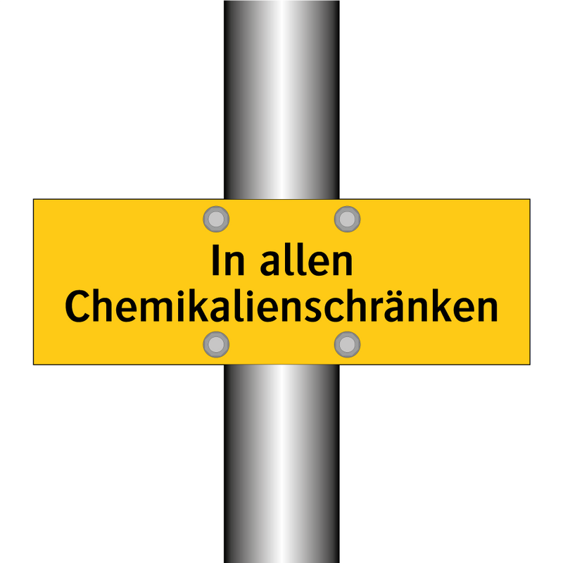 In allen Chemikalienschränken