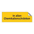 In allen Chemikalienschränken
