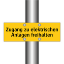 Zugang zu elektrischen Anlagen freihalten