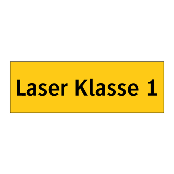Laser Klasse 1