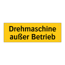Drehmaschine außer Betrieb