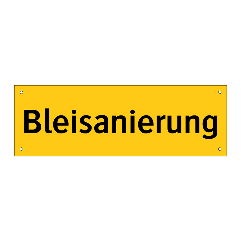 Bleisanierung