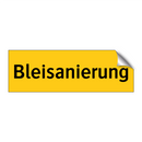 Bleisanierung