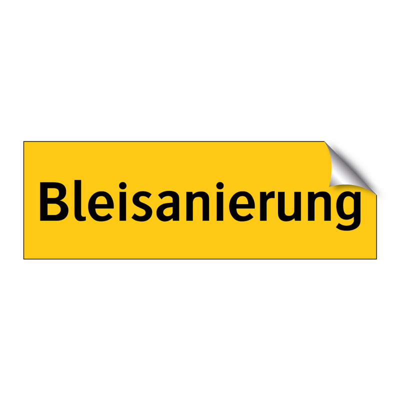 Bleisanierung