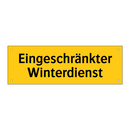 Eingeschränkter Winterdienst