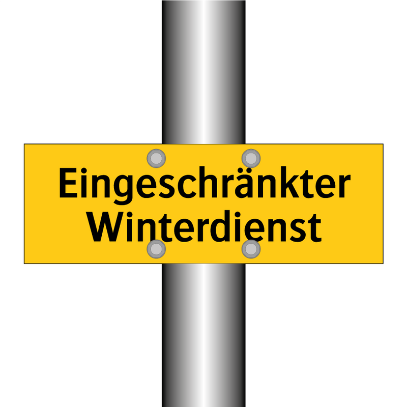 Eingeschränkter Winterdienst