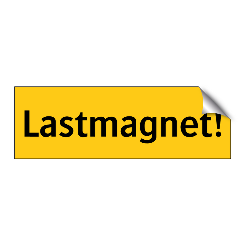 Lastmagnet!