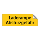 Laderampe Absturzgefahr