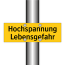 Hochspannung Lebensgefahr