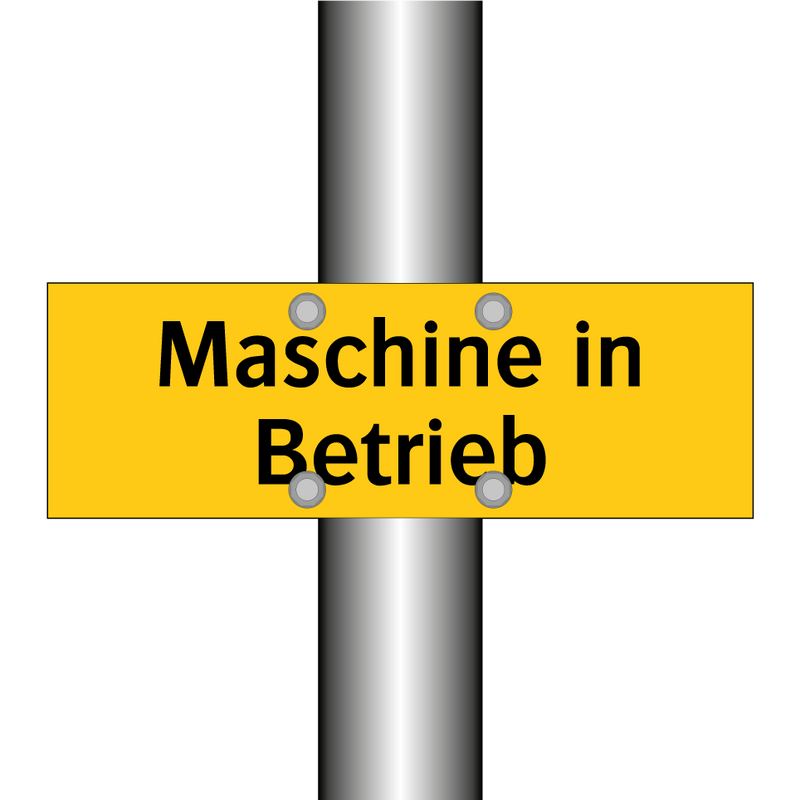 Maschine in Betrieb