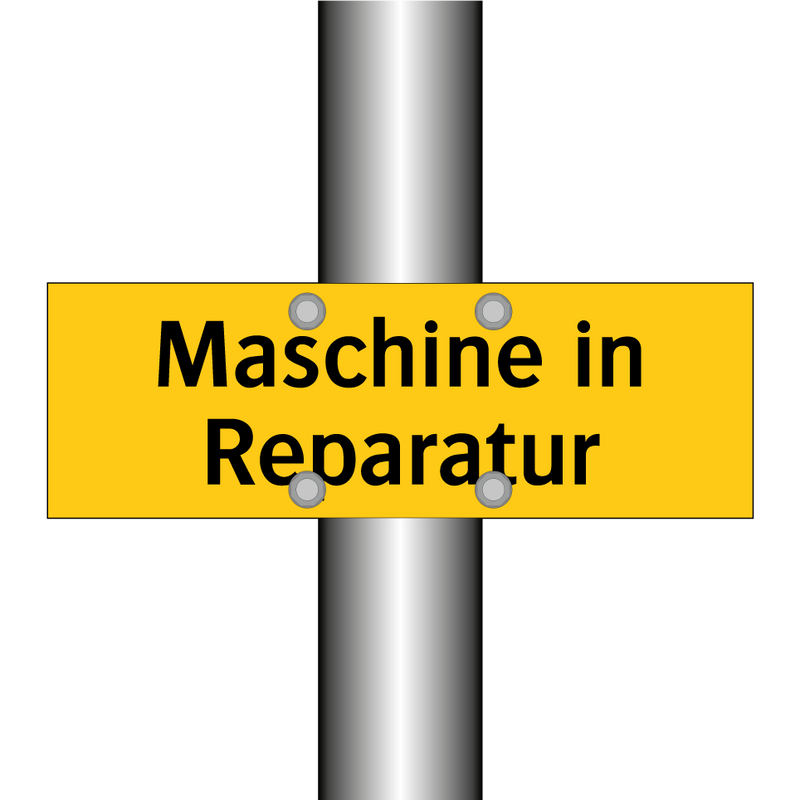 Maschine in Reparatur