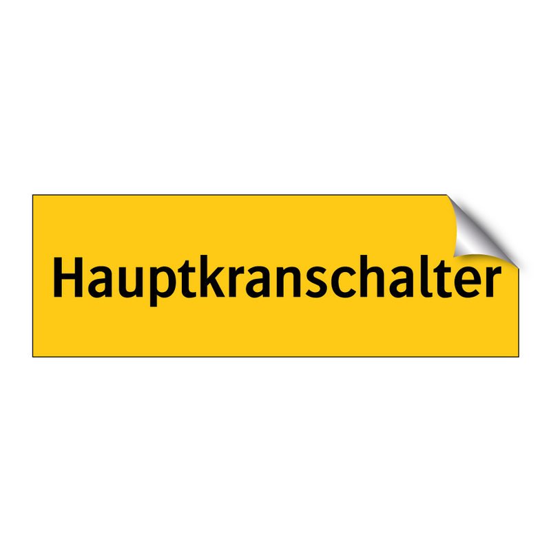 Hauptkranschalter