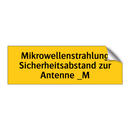Mikrowellenstrahlung Sicherheitsabstand zur Antenne _M