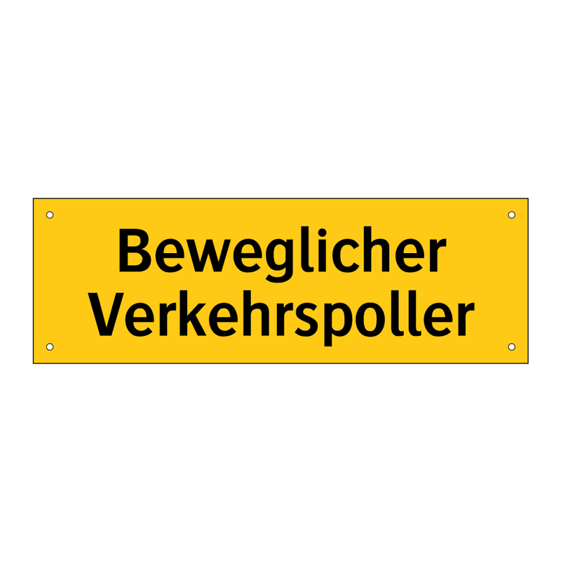 Beweglicher Verkehrspoller