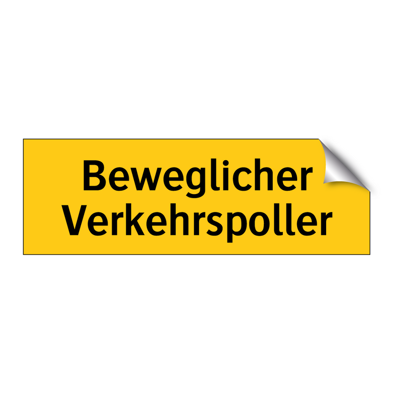Beweglicher Verkehrspoller